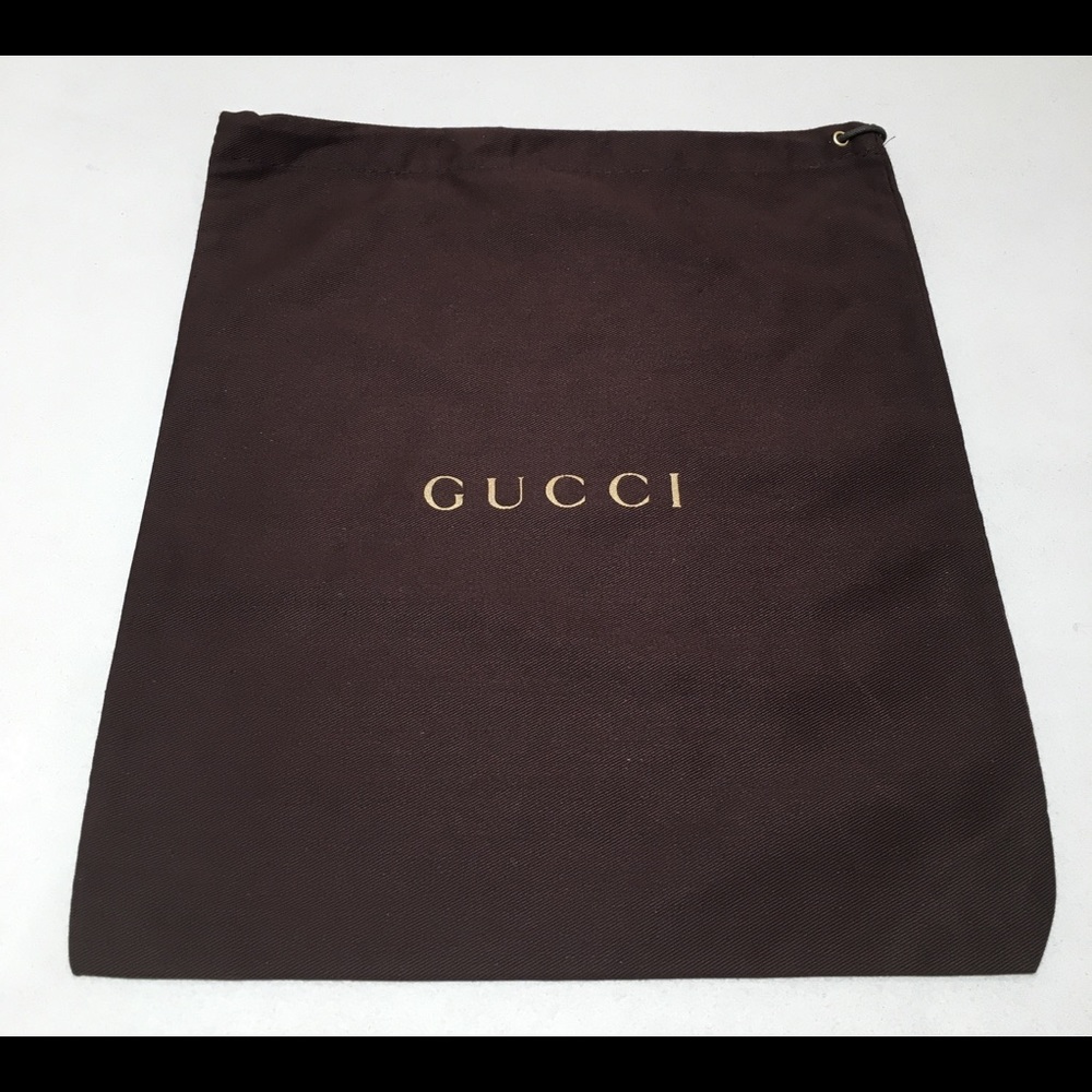 Gucci  Drawstring Dust Bag Cover 10.5 x 9.5 in